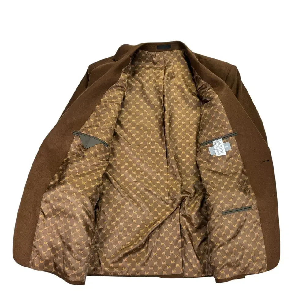 Michael Kors Mens Kipp Wool Cashmere Luxury Classic Fit Sport Coat Vicuna 48R